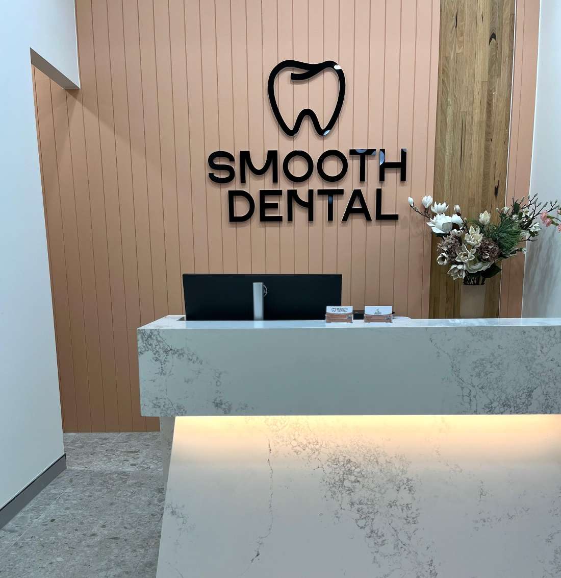 Reception Area at Smooth Dental, Oran Park