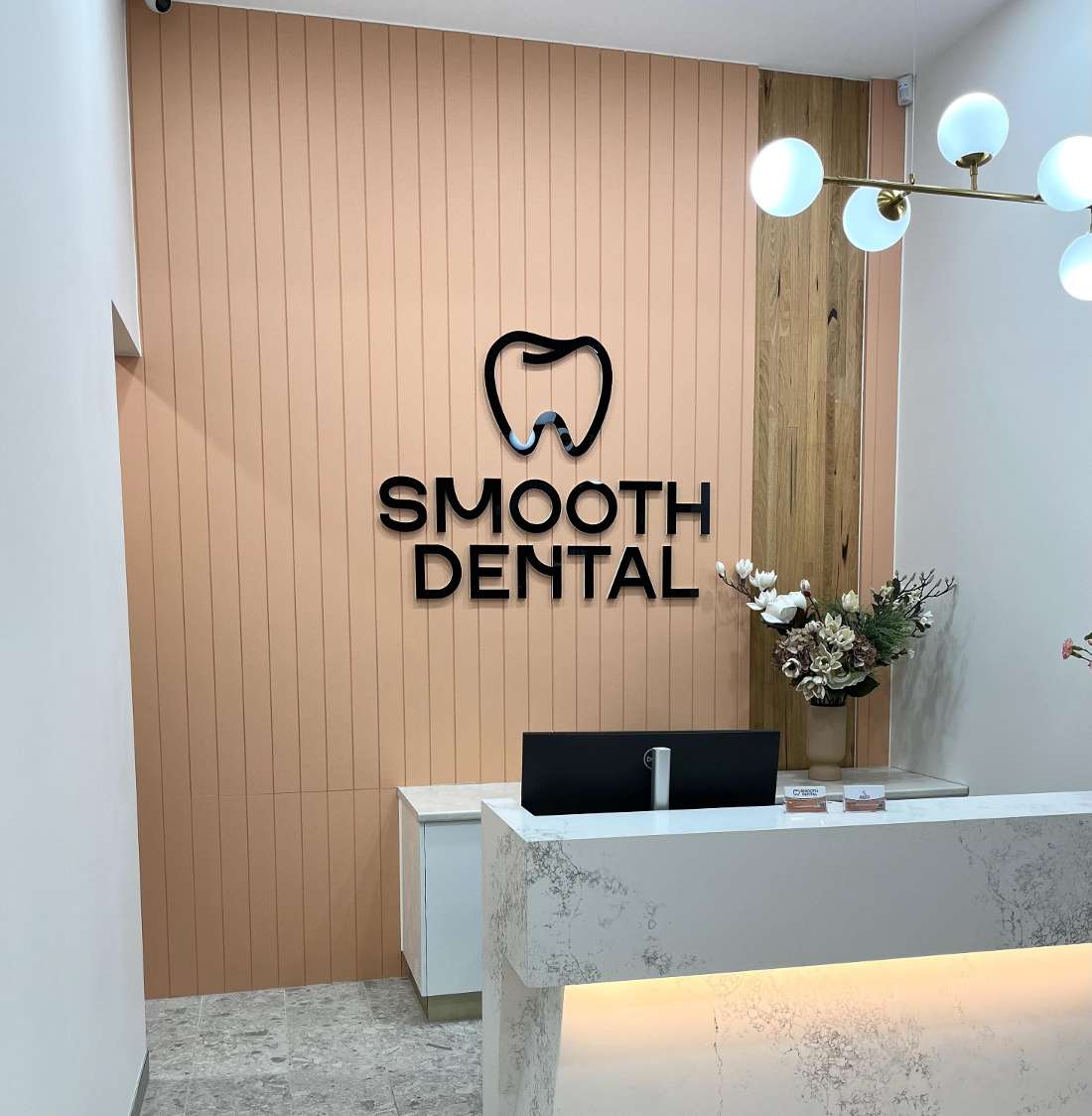 Reception Area at Smooth Dental, Oran Park